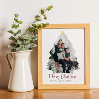 Poster Photo Famille De Noël Et Imprimer
