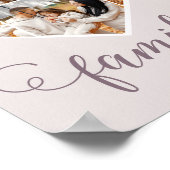 Poster Photo FAMILLE Moderne Collage Love Script Heart (Coin)