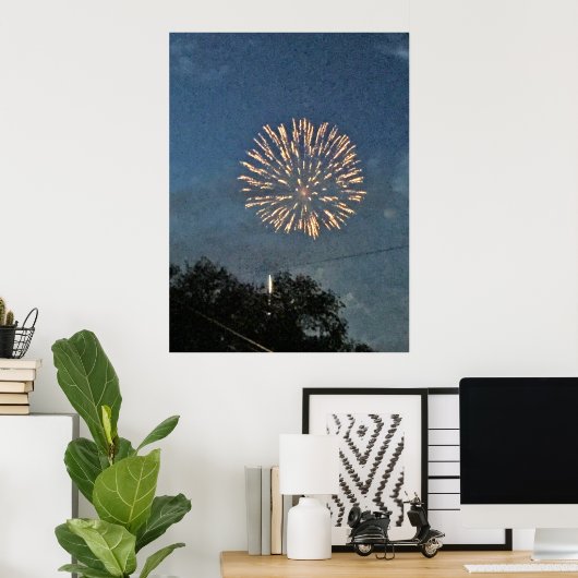 Poster Photo Fireworks (Bureau à domicile)