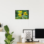 Poster photo Fleurs Jaunes (Bureau à domicile)