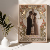 Poster photo Foil personnalisable Art Nouveau Mari