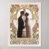 Poster photo Foil personnalisable Art Nouveau Mari (Recto)