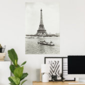 Poster photo France vintage (Bureau à domicile)