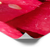 Poster photo fruitée fraîche de salade de pastèque tranch (Coin)