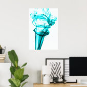 Poster Photo fumée (Bureau à domicile)