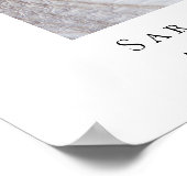 Poster Photo Funéraire Mémorial À jamais dans nos cœurs (Coin)