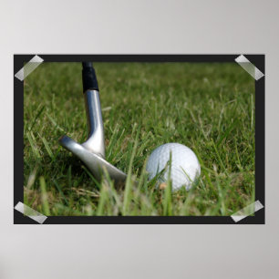 Poster photo Golfing