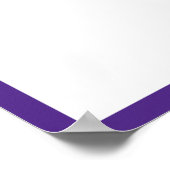 Poster Photo Graduation Autographe Garder Purple (Coin)