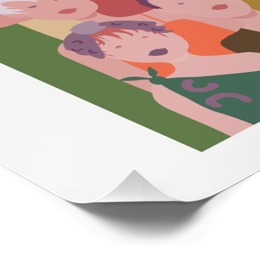 Poster photo groupes (Coin)