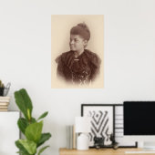 Poster photo Ida B Wells 19e siècle (Bureau à domicile)