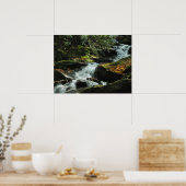 Poster photo Idyllic Waterfall (Cuisine)