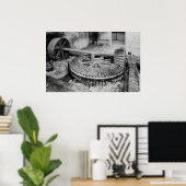 Poster Photo industrielle - Bois de moulage en papier (Bureau à domicile)