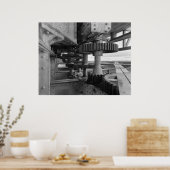 Poster Photo industrielle - Engin de tournage du pont fer (Cuisine)