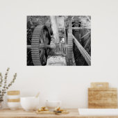 Poster Photo industrielle - Grist Mill Transmission Gear (Cuisine)