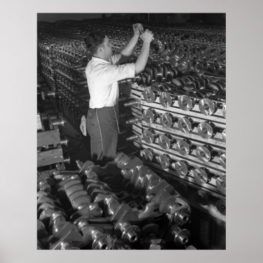 Poster Photo industrielle - Moitié piste Crankshafts 2ÈME (Devant)