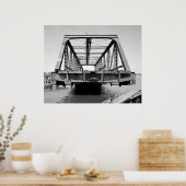 Poster Photo industrielle - Pont ferroviaire (Cuisine)