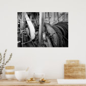 Poster Photo industrielle - Train d'engrenages Gold Dredg (Cuisine)