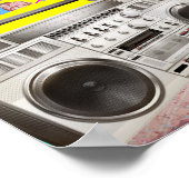 Poster Photo Instagram d'anniversaire Rétro 80/90 (Coin)