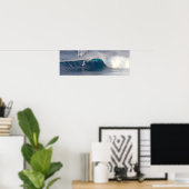 Poster photo Jaws Surfing (Bureau à domicile)