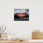 Poster photo Lake Sunset (Cuisine)