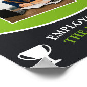 Poster Photo Lime Green Employé Du Mois (Coin)