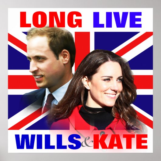 Poster photo Long Live Wills & Kate (Devant)