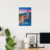 Poster Photo Lyon Vintage (Bureau à domicile)