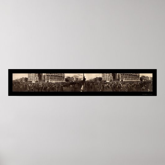 Poster Photo Mardi Gras New Orleans 1910 (Devant)