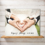 Poster Photo Mariage personnalisée pour toujours et toujo<br><div class="desc">Personnalisez cet article avec votre propre photo mariage, votre date de mariage et une belle police de caractères noire qui dit "Forever & Always". Moderne et tendance, mais simple et classique, ce design offre un bel fiançailles, une douche nuptiale ou un cadeau mariage. N'importe quelle mariée et groom aimerait recevoir...</div>