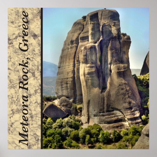 Poster photo Meteora Rock, Grèce (Devant)
