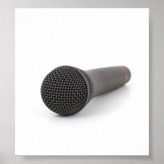 Poster Photo Microphone