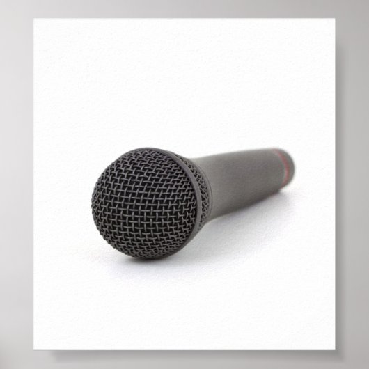 Poster Photo Microphone (Devant)