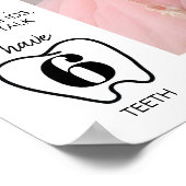 Poster Photo moderne 1er signe de l'anniversaire (Coin)