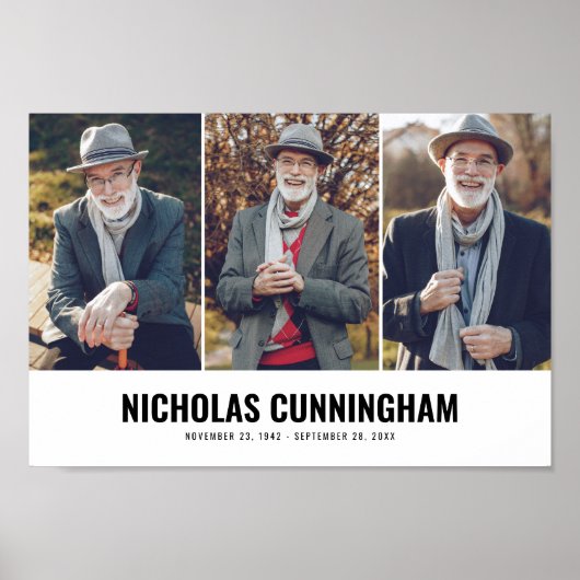 Poster Photo moderne mémorial trois (Devant)