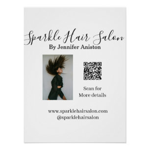 Poster Photo moderne salon de coiffure petite entreprise
