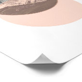 Poster photo Mountain | Art rose minimal (Coin)