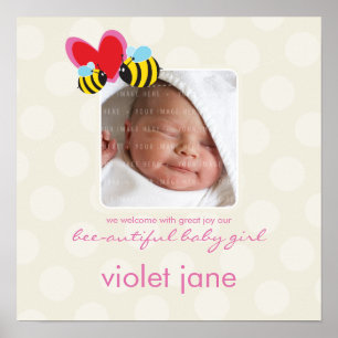 Poster PHOTO MUR ART :: bee autiful 6