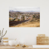 Poster photo murale frontière américano-mexicaine (Cuisine)