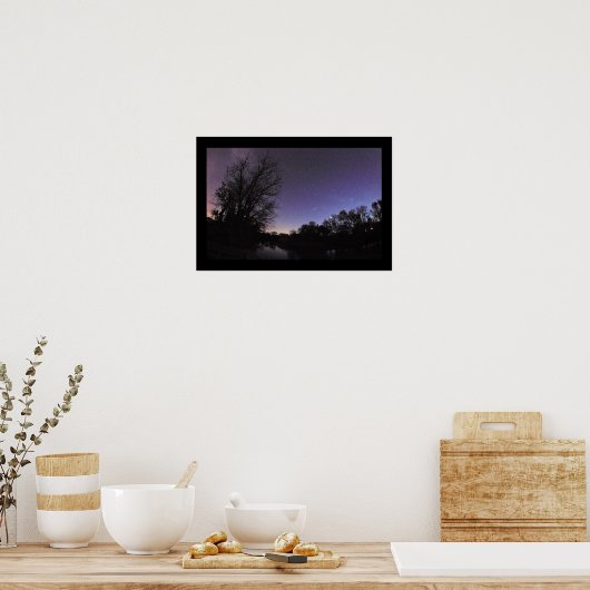 Poster Photo Night Sky (Cuisine)