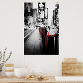 Poster photo noir et blanc de New York (Cuisine)