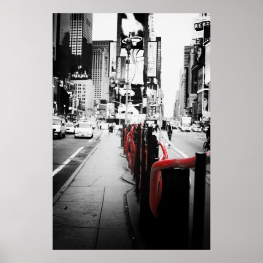 Poster photo noir et blanc de New York (Devant)