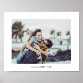 Poster Photo, Nom et Date (Devant)