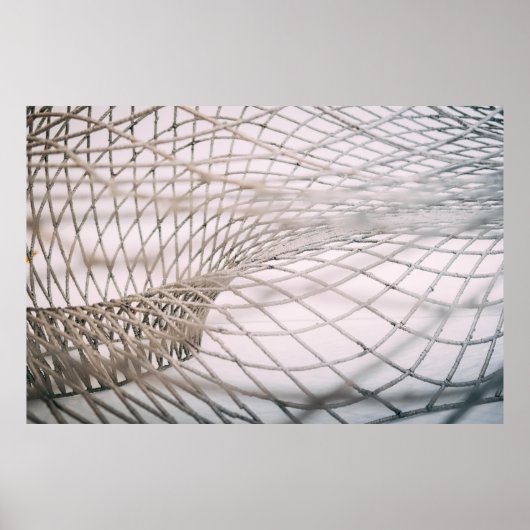 Poster Photo of gray net (Devant)