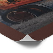 Poster photo Old Tractor (Coin)