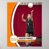 Poster photo Orange Curved Frame School (Devant)