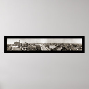 Poster Photo panoramique 1914 de manganèse de Hibbing
