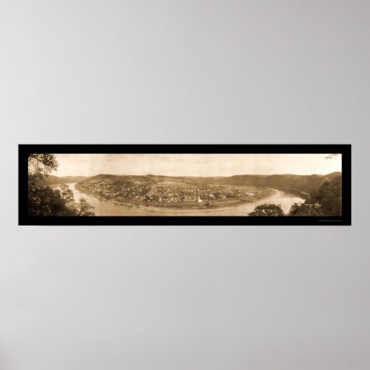 Poster Photo panoramique East Brady 1909 (Devant)
