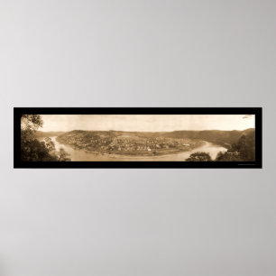 Poster Photo panoramique est 1909 de Brady