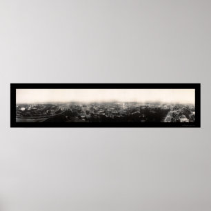Poster Photo panoramique Hartford CT 1913