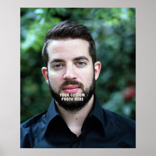 Poster photo papa personnalisé - Impression cadeau (Devant)